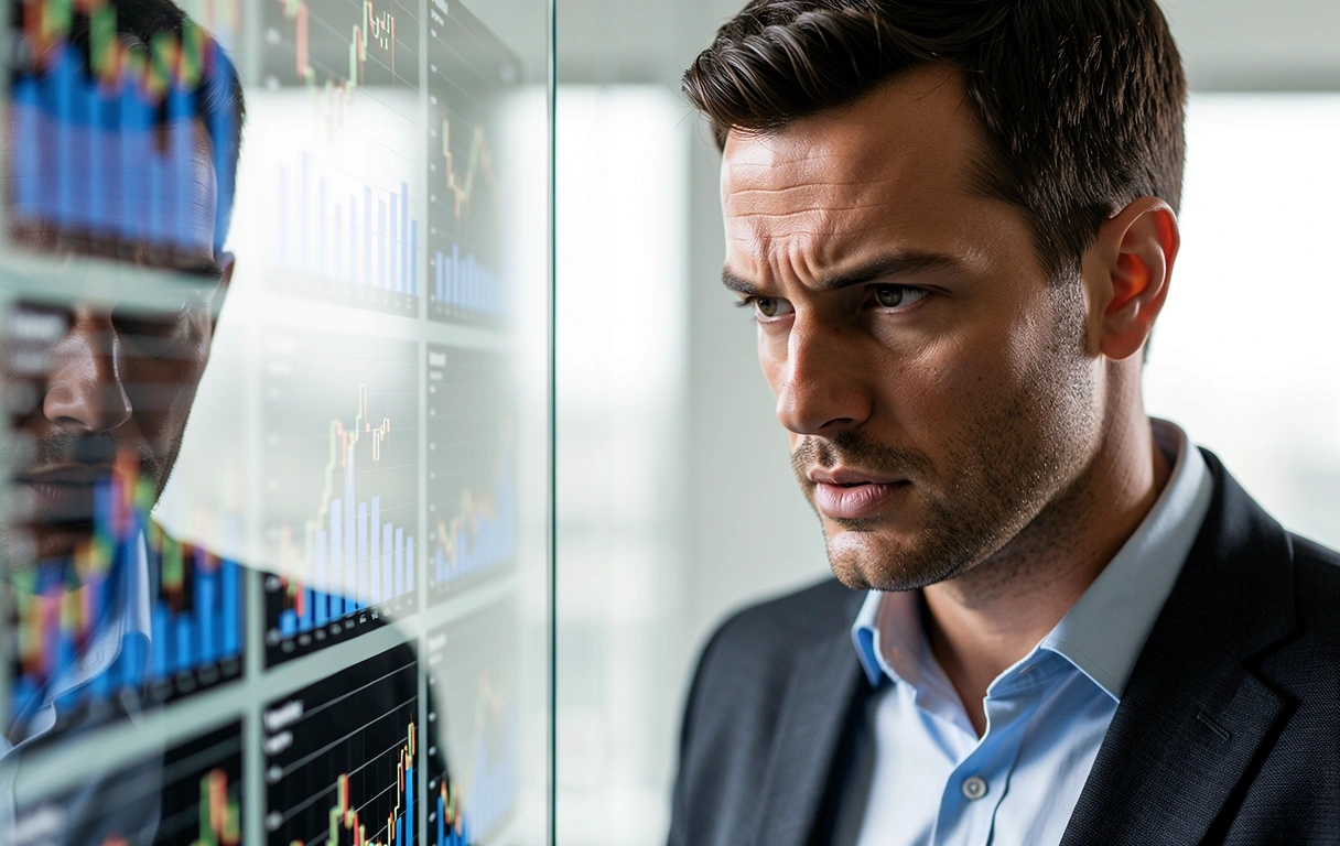 Analista senior verificando datos